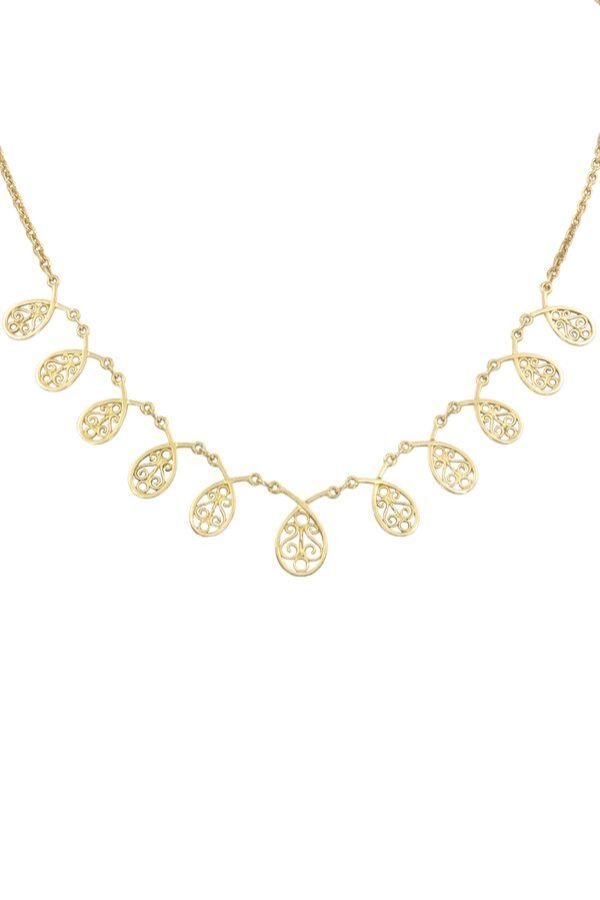 DRAPERIE ANCIENNE FILIGRANE - Castafiore