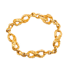 Ensemble bracelet et boucles d'oreilles GILBERT ALBERT en or jaune - Castafiore