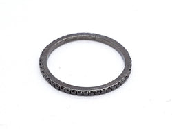 Etername Bague Pure Or noir Diamant - Castafiore