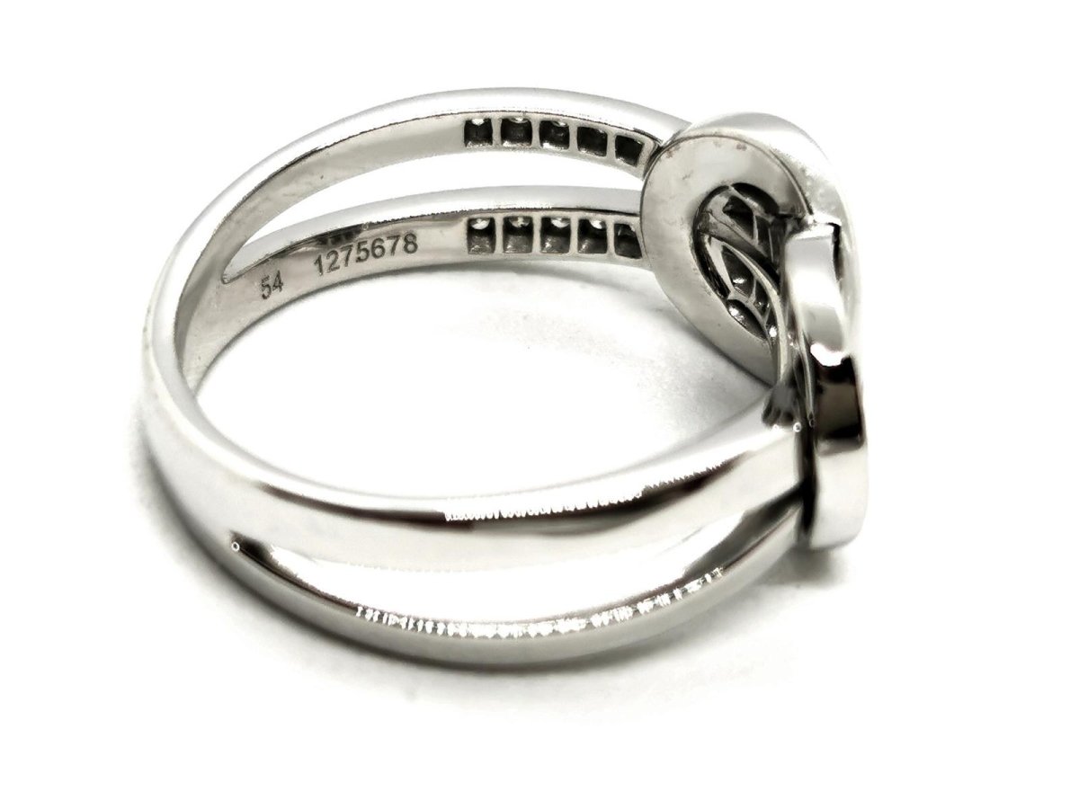 Fred Bague Chance infinie Or blanc Diamant - Castafiore