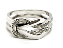 Fred Bague Chance infinie Or blanc Diamant - Castafiore