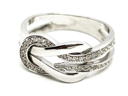 Fred Bague Chance infinie Or blanc Diamant - Castafiore