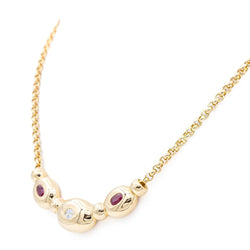 Fred Collier Maille jaseron Or jaune Diamant - Castafiore