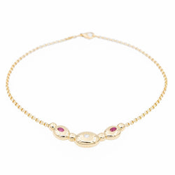 Fred Collier Maille jaseron Or jaune Diamant - Castafiore