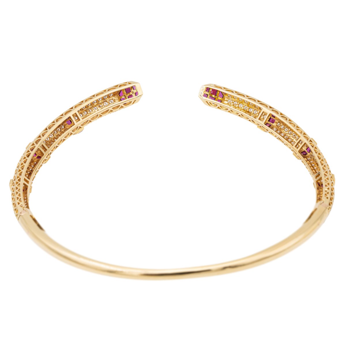 Fred Collier Torque Or jaune Diamant - Castafiore