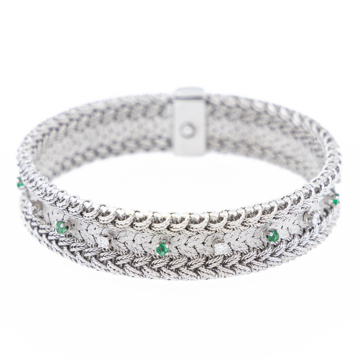 Gay Frères Bracelet Manchette Or blanc Diamant - Castafiore