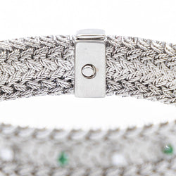 Gay Frères Bracelet Manchette Or blanc Diamant - Castafiore