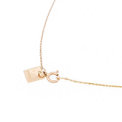 Ginette NY Collier Jumbo Tanger on Chain Or rose - Castafiore