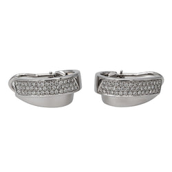 Giorgio Visconti Boucles d'oreilles Or blanc Diamant - Castafiore