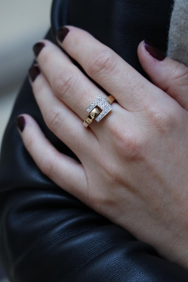 Guy Laroche Bague Or jaune Diamant - Castafiore