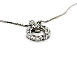 Guy Laroche Collier Or blanc Diamant - Castafiore