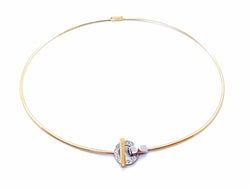 Guy Laroche Collier Or jaune Diamant - Castafiore