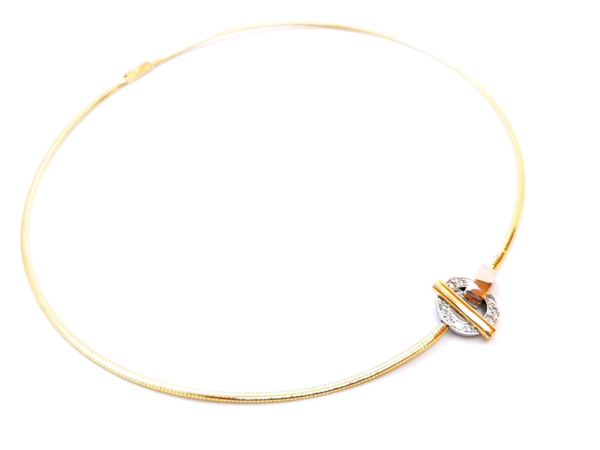 Guy Laroche Collier Or jaune Diamant - Castafiore