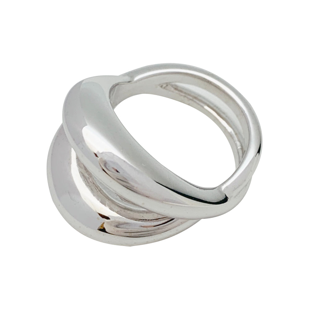 MAUBOUSSIN ring, "Twins", white gold