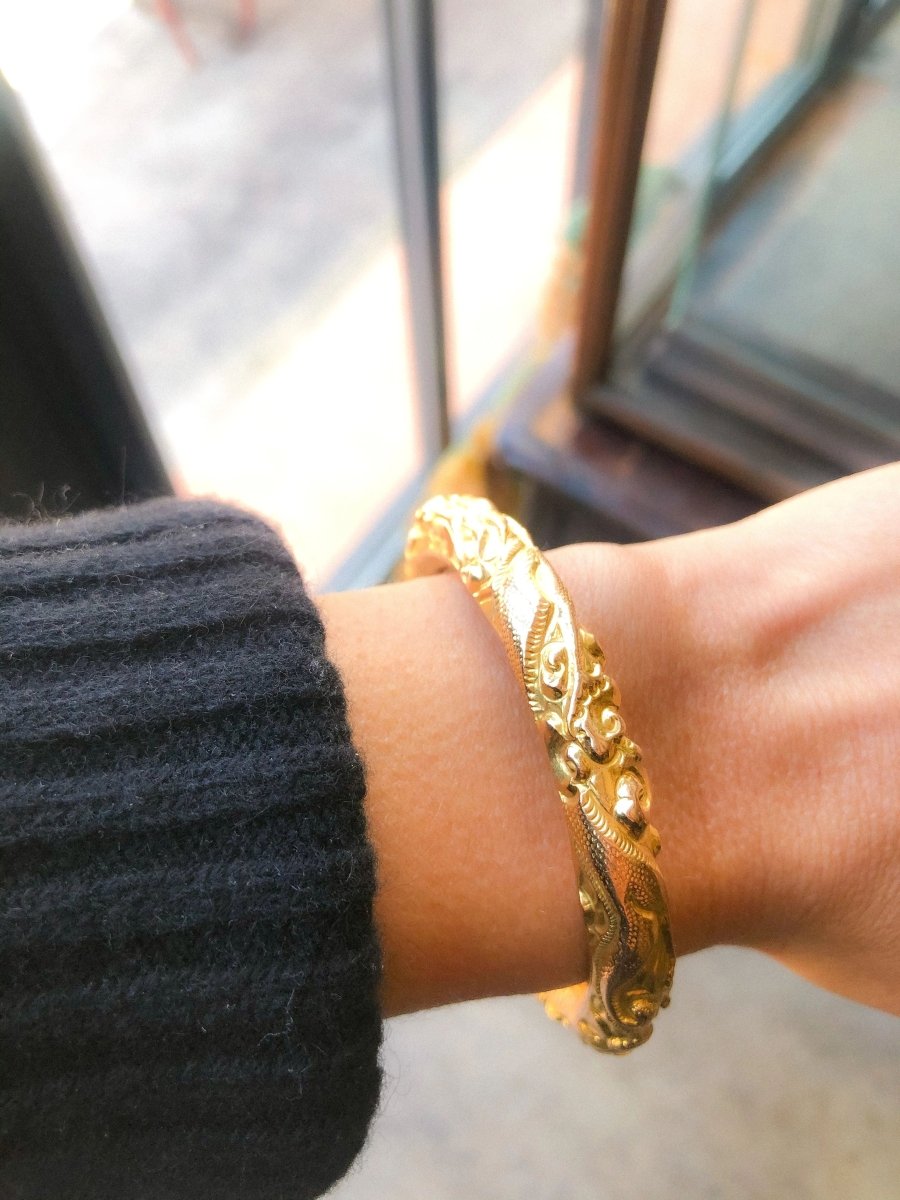 Jonc rigide or rose - Castafiore