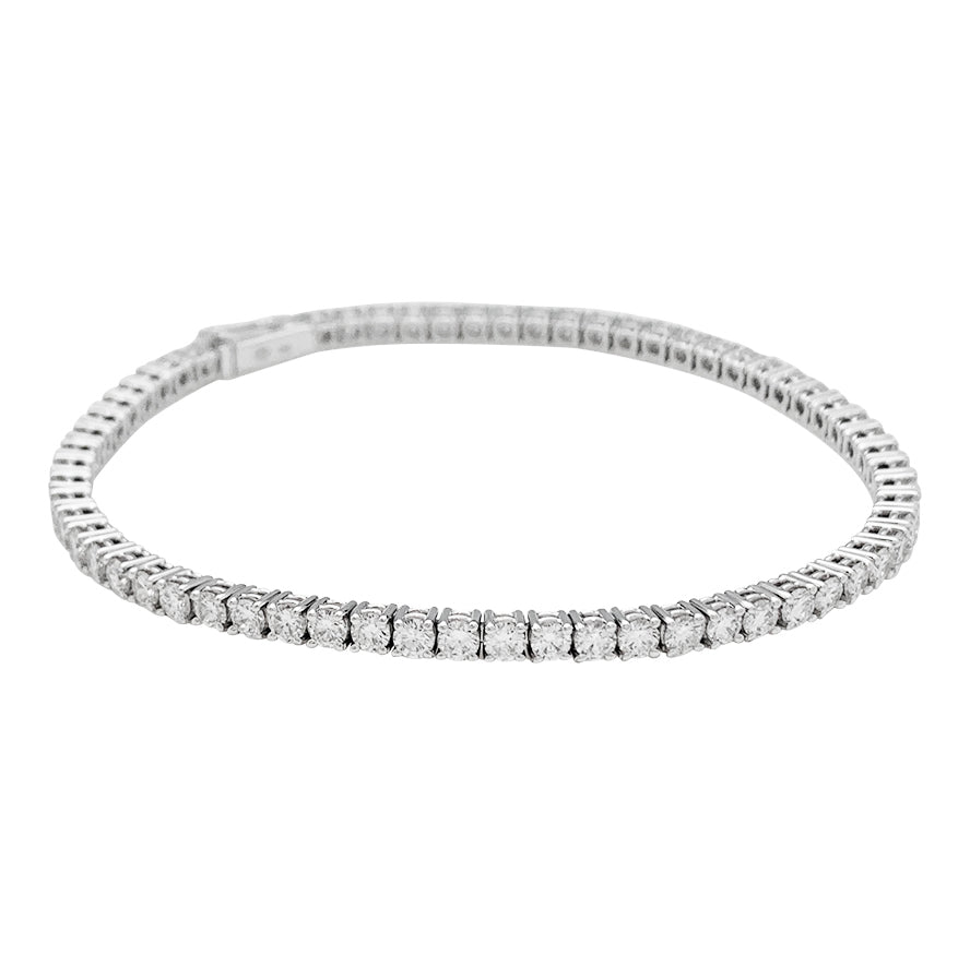 Ligne tennis Gubelin or blanc diamants - Castafiore