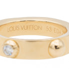 Louis Vuitton Bague Clous Or jaune Diamant - Castafiore