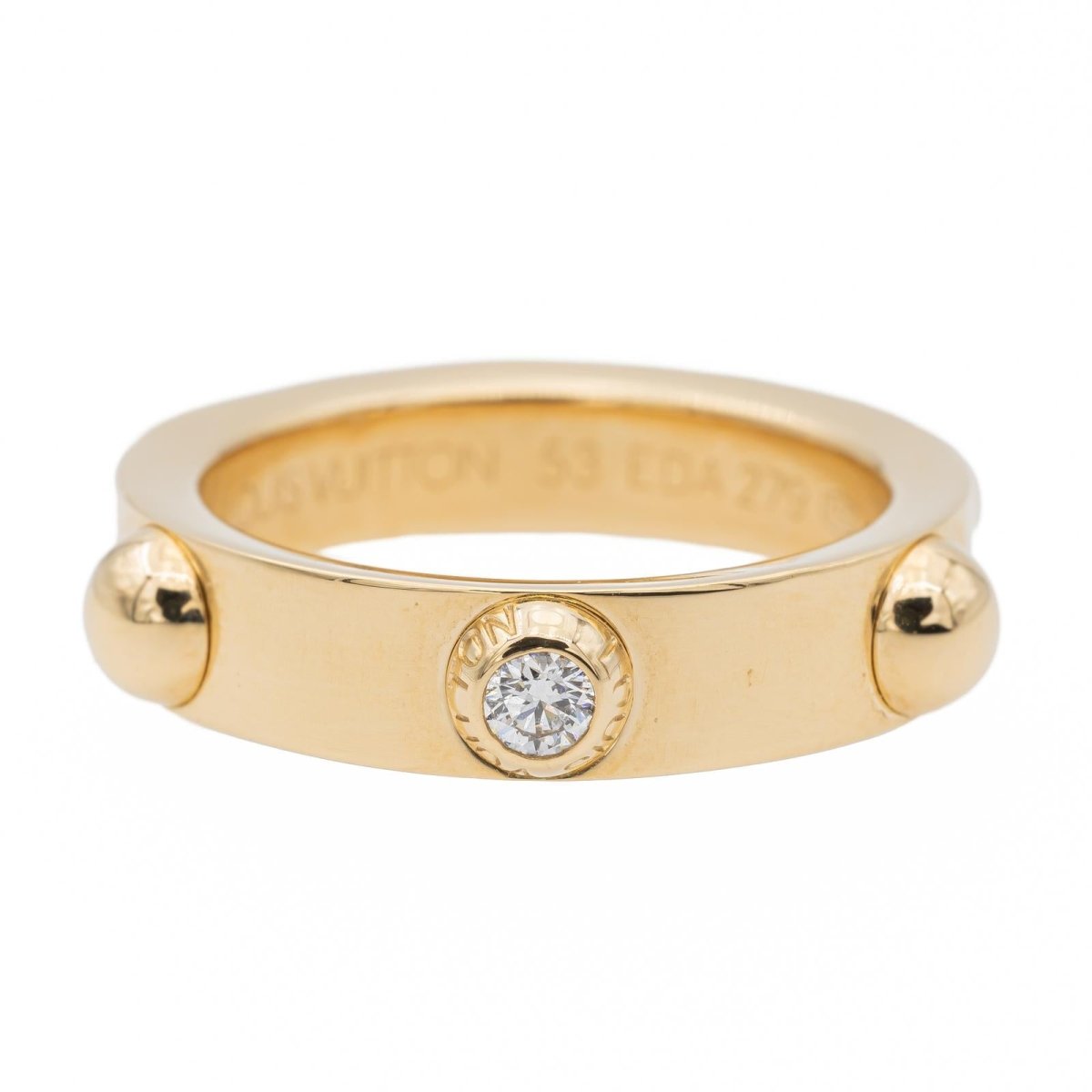 Louis Vuitton Bague Clous Or jaune Diamant - Castafiore