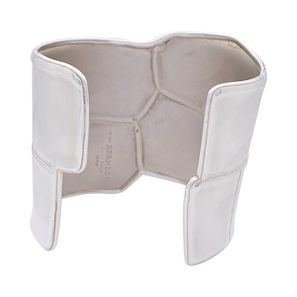 Manchette Hermès, "Niloticus Eclat", argent. - Castafiore