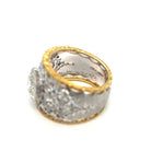 Mario Buccellati Diamond Gold Band Ring - Castafiore