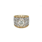 Mario Buccellati Diamond Gold Band Ring - Castafiore