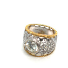 Mario Buccellati Diamond Gold Band Ring - Castafiore