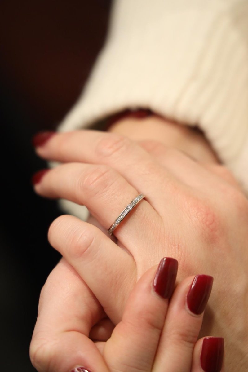 Mauboussin Bague Alliance Or blanc Diamant - Castafiore