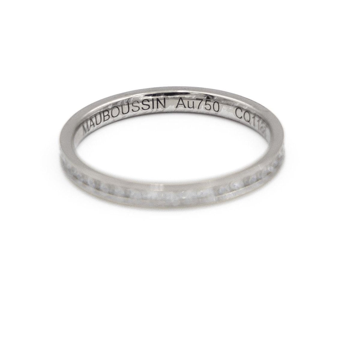 Mauboussin Bague Alliance Or blanc Diamant - Castafiore
