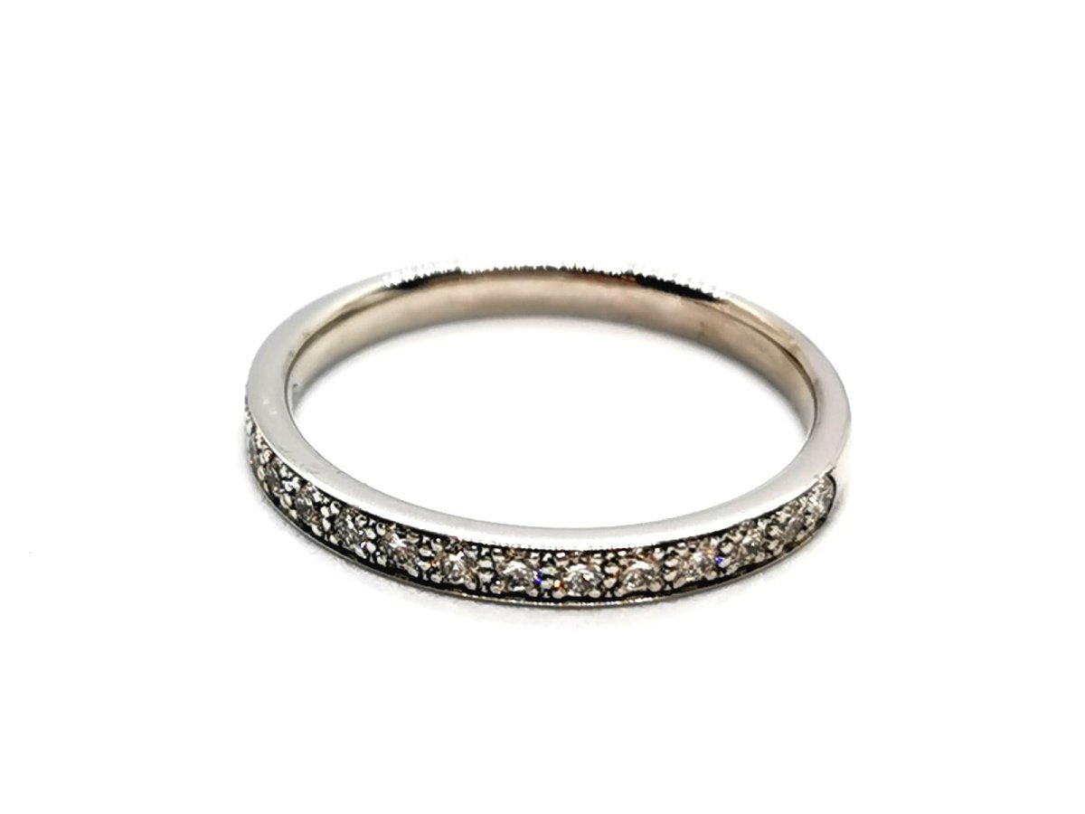 Mauboussin Bague Demi alliance Lovissime aussi Or blanc Diamant - Castafiore