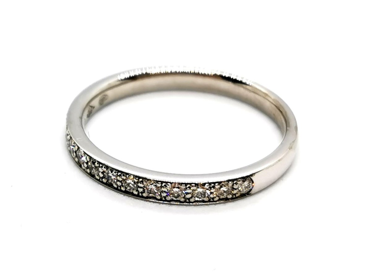 Mauboussin Bague Demi alliance Lovissime aussi Or blanc Diamant - Castafiore