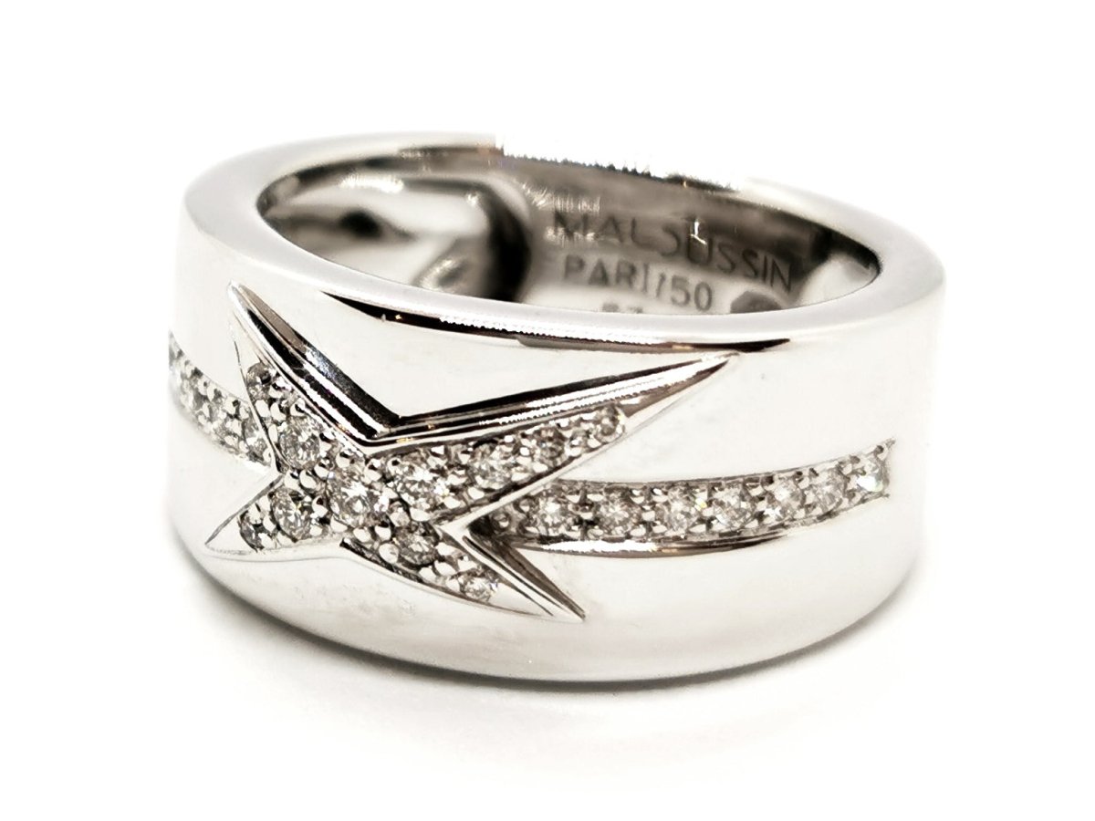 Mauboussin Bague Etoile étoile divine Or blanc Diamant - Castafiore