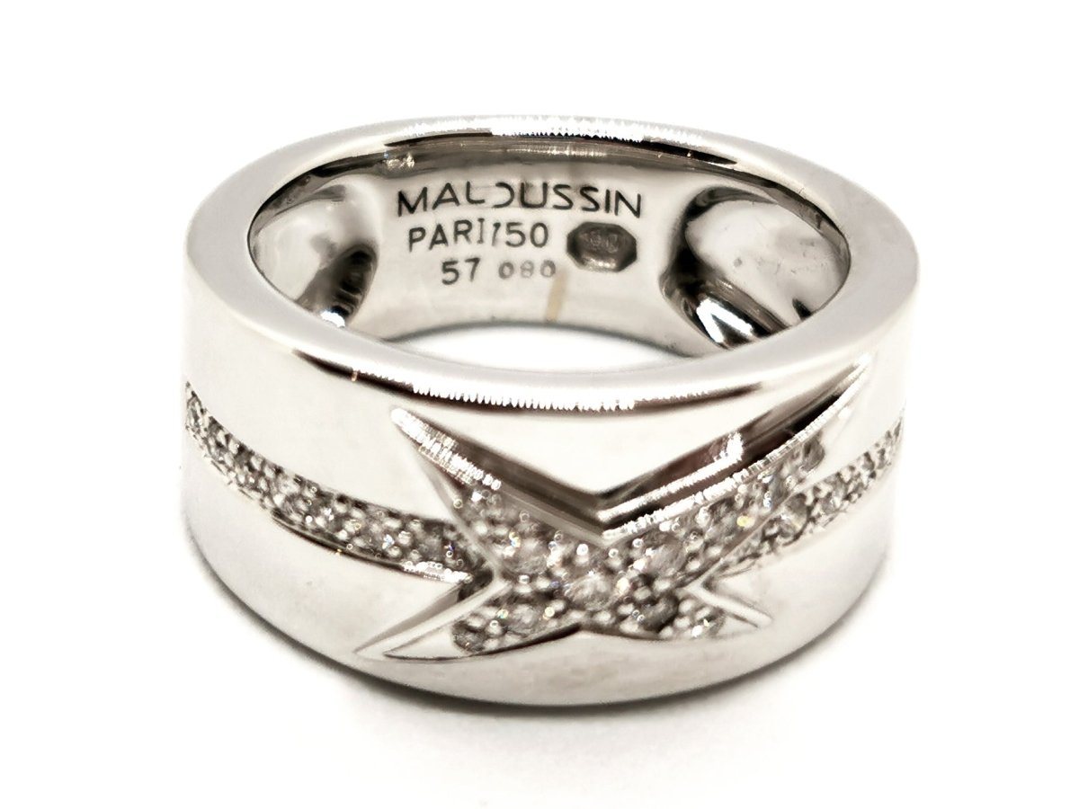 Mauboussin Bague Etoile étoile divine Or blanc Diamant - Castafiore