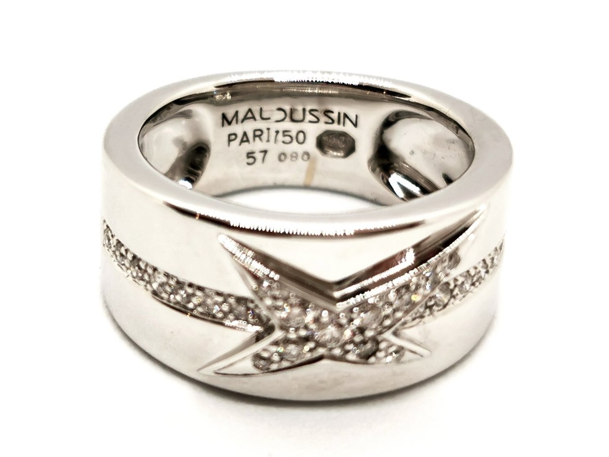Mauboussin Bague Etoile étoile divine Or blanc Diamant - Castafiore