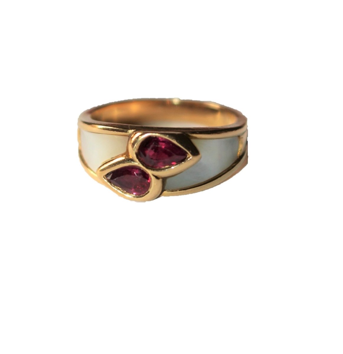 MAUBOUSSIN bague NADIA rubis & nacre - Castafiore