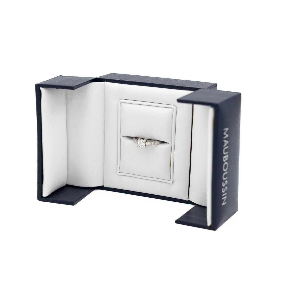 Mauboussin Bague Solitaire Courtisane Or blanc Diamant - Castafiore