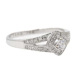 Mauboussin Bague Solitaire Love My love n°1 Or blanc Diamant - Castafiore