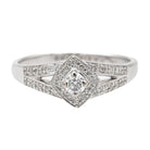 Mauboussin Bague Solitaire Love My love n°1 Or blanc Diamant - Castafiore