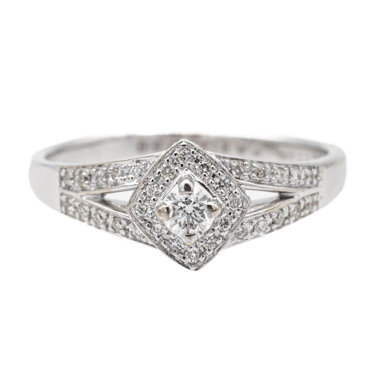 Mauboussin Bague Solitaire Love My love n°1 Or blanc Diamant - Castafiore