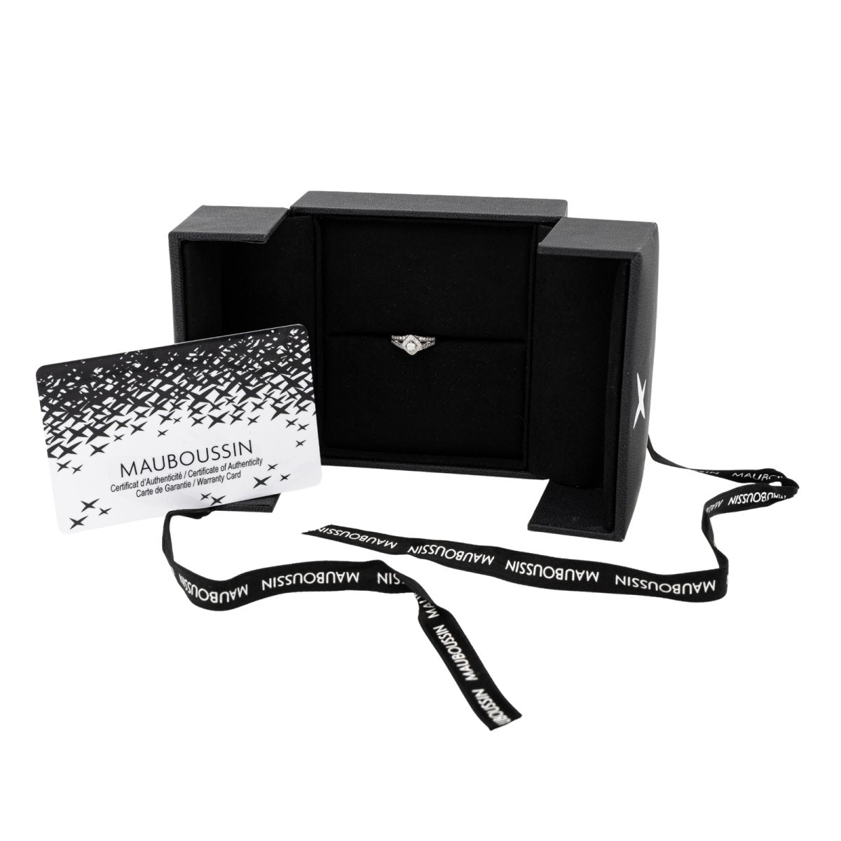 Mauboussin Bague Solitaire Love My love n°1 Or blanc Diamant - Castafiore