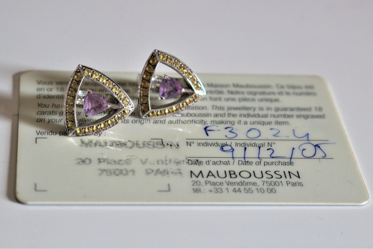 MAUBOUSSIN boucles d'oreilles « Tellement Subtile pour Toi » - Castafiore