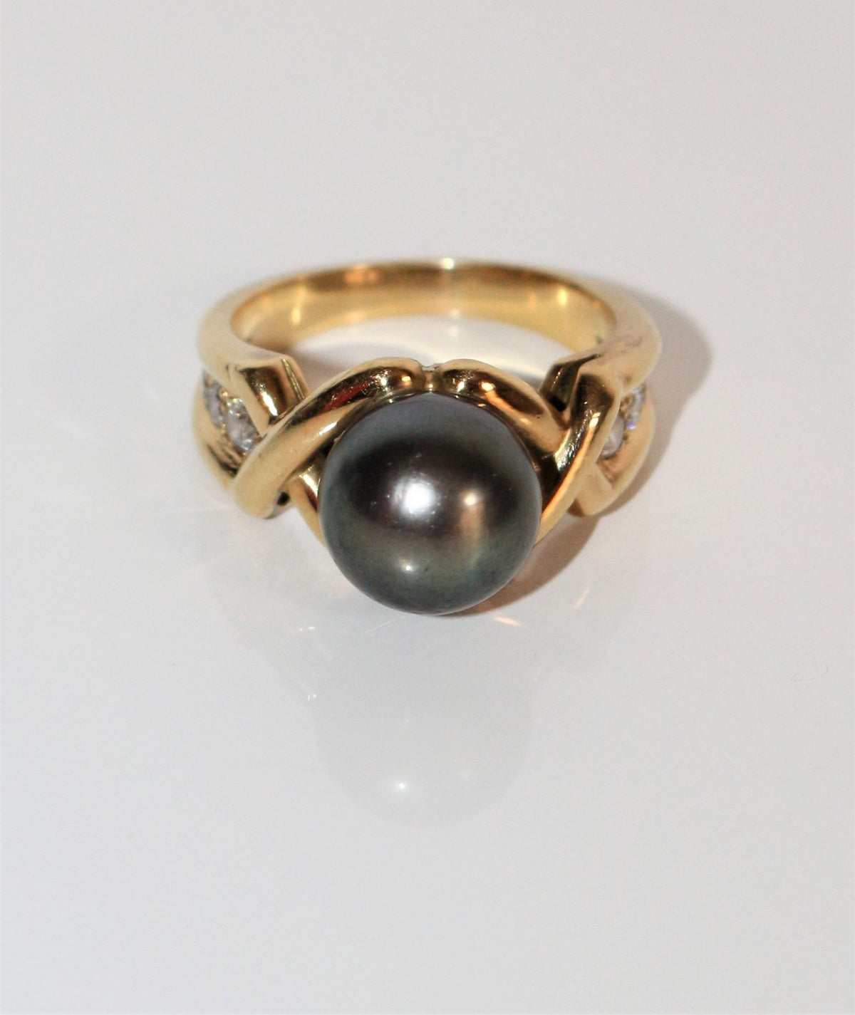 Bague Perle De Tahiti Et Diamants