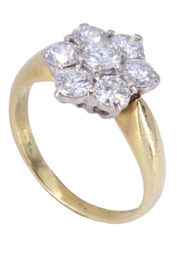 BAGUE FLEUR DIAMANTS