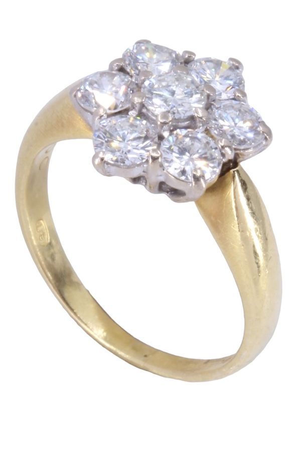 BAGUE FLEUR DIAMANTS