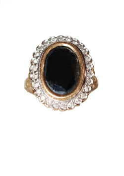 Bague Pompadour Saphir Diamants