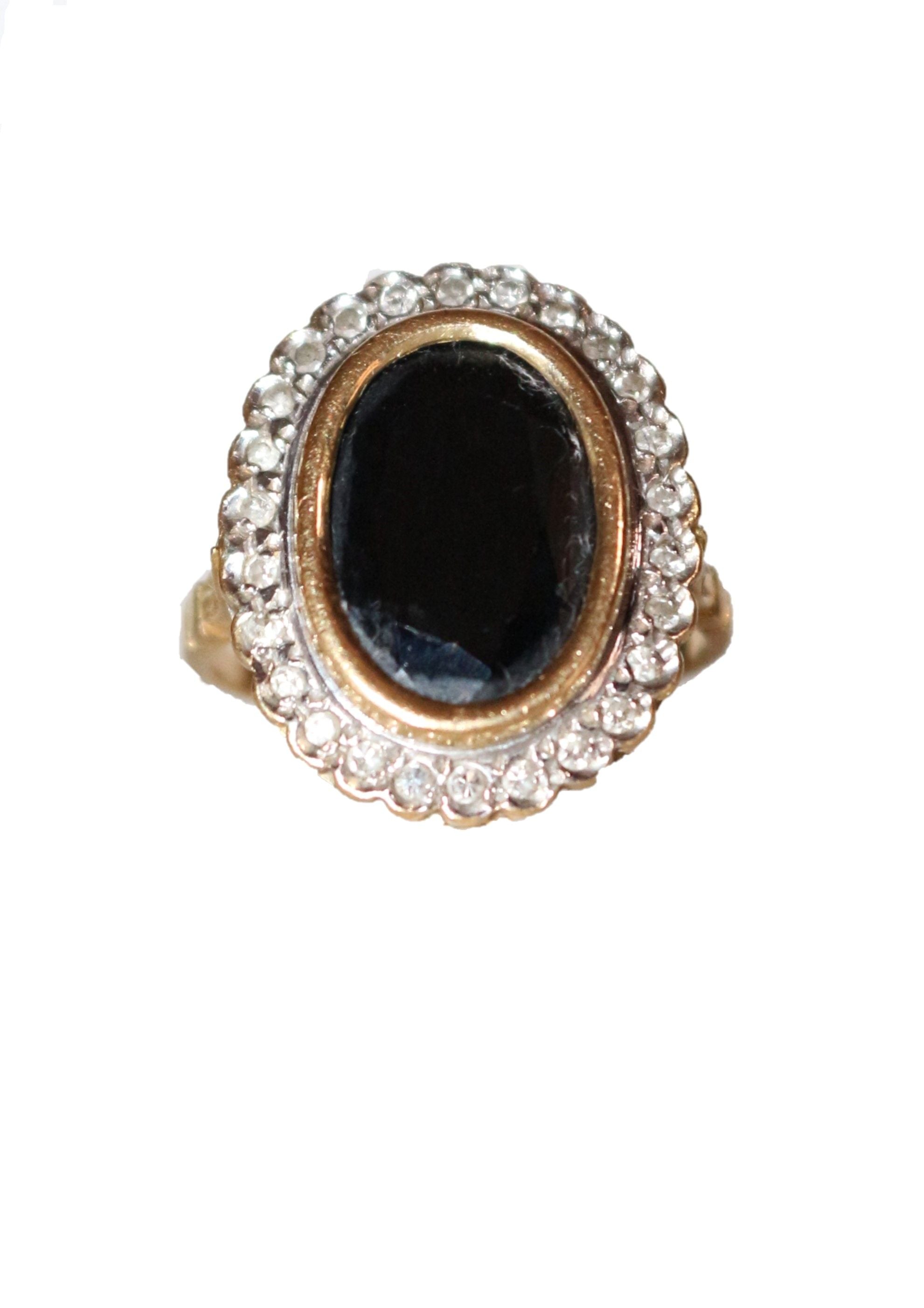 Bague Pompadour Saphir Diamants