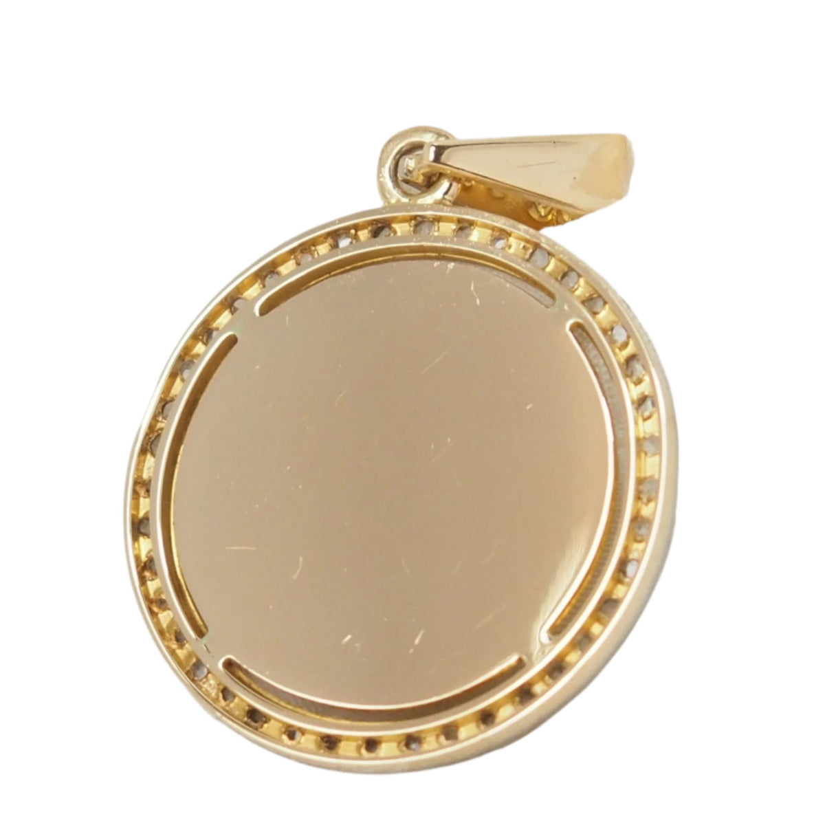 Pendentif Augis en or jaune, diamants et rubis
