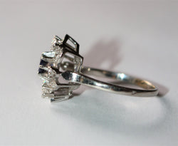 Bague Fleur Tourbillon Diamants