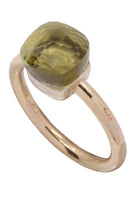 Bague POMELLATO Nudo petit en quartz citron et or jaune