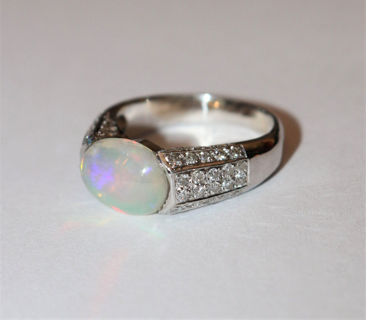Bague Opale Art Déco