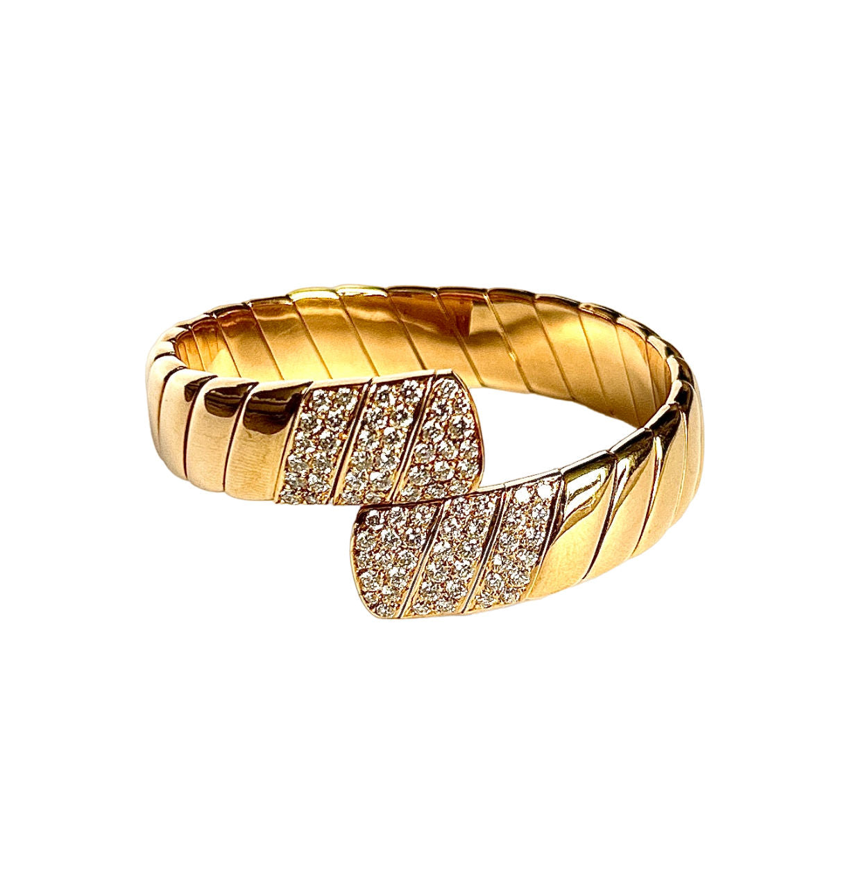 CARTIER bracelet in yellow gold and diamonds
